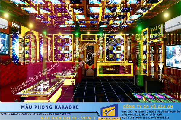 Những điều lưu ý khi thi công phòng karaoke đẹp sang trọng