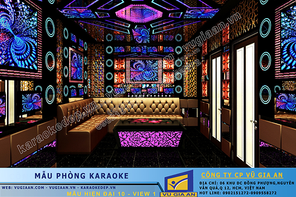 Quy trình chuyên nghiệp khi thiết kế phòng karaoke của Vũ Gia An