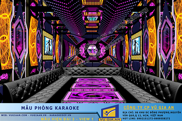 Sử dụng đèn trang trí phòng karaoke như thế nào?