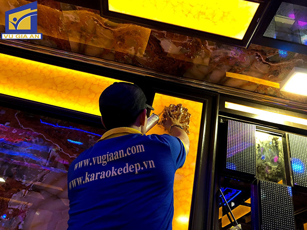 Vũ Gia An thi công phòng karaoke chuyên nghiệp tại TP.HCM